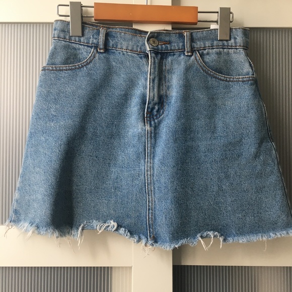 Denim mini skirt - Picture 1 of 2